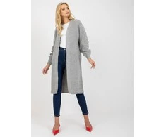 Rue Paris Kardiganas-LO-SW-LK-3001.82P-pilka