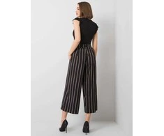 Rue Paris Kelnės-CHA-SP-0430.41P-juoda-smėlio spalvos