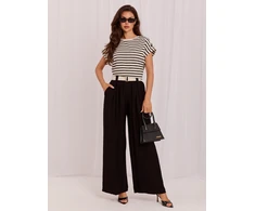Rue Paris Kelnės-IT-SP-10358.16-juoda