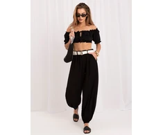 Rue Paris Kelnės-IT-SP-10368.34-juoda