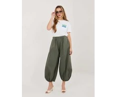 Rue Paris Kelnės-IT-SP-FL10309.60-khaki