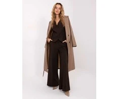 Rue Paris Kelnės-IT-SP-FL8251.12-ciemny ruda