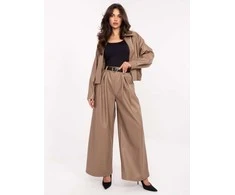 Rue Paris Kelnės-IT-SP-FL8569.85-ciemny bezowy