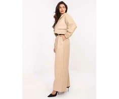 Rue Paris Kelnės-IT-SP-FL8569.85-smėlio spalva