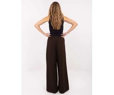 Rue Paris Kelnės-IT-SP-FL9787.85-ciemny ruda
