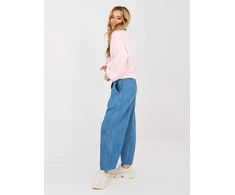 Rue Paris Kelnės jeans-IT-SP-FL9929.17P-mėlyna