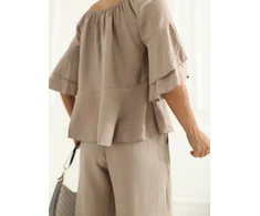 Rue Paris Komplet-IT-KMPL-10305.29-ciemny bezowy