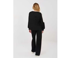Rue Paris Laisvalaikio kostiumas moterims-IT-KMPL-22177.20P-juoda