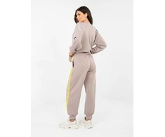 Rue Paris Laisvalaikio kostiumas moterims-IT-KMPL-22216.72-ciemny bezowy
