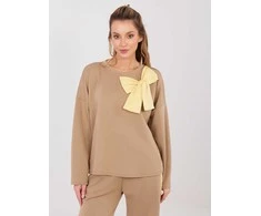 Rue Paris Laisvalaikio kostiumas moterims-IT-KMPL-22220.25-ciemny bezowy