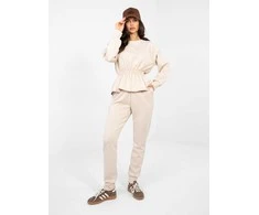 Rue Paris Laisvalaikio kostiumas moterims-IT-KMPL-22239.95-smėlio spalva