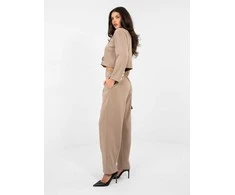 Rue Paris Kostiumėlis moterims-IT-KMPL-22255.70-ciemny bezowy