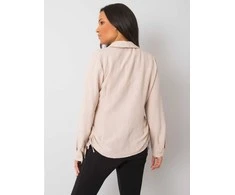 Rue Paris Marškiniai-328-KS-4054.85-smėlio spalvos