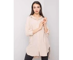 Rue Paris Marškiniai-328-KS-4058.83-smėlio spalvos