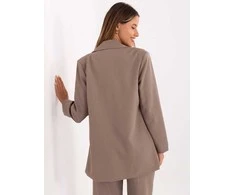 Rue Paris Švarkas moterims -IT-MA-FL8315.85-ciemny bezowy