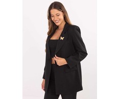 Rue Paris Švarkas moterims -IT-MA-FL8315.85-juoda