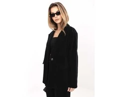 Rue Paris Švarkas moterims -IT-MA-FL9958.90-juoda