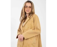 Rue Paris Švarkas moterims -IT-MA-FL9992.97-camelowy