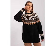 Rue Paris Megztinis-LC-SW-0342.06X-juodas