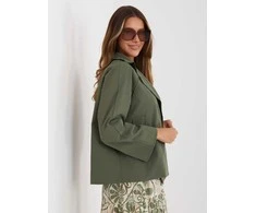 Rue Paris Płaszcz-IT-KR-FL8897KSM.00-khaki