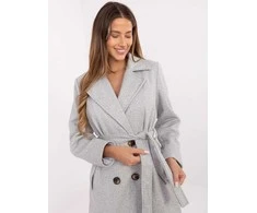Rue Paris Paltas moterims -IT-PL-A9590.85-jasny pilka