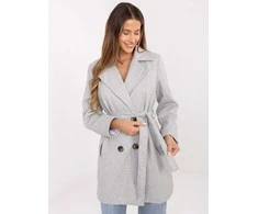 Rue Paris Paltas moterims -IT-PL-A9590.85-jasny pilka