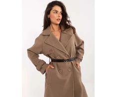 Rue Paris Paltas moterims -IT-PL-FL5712.84-ciemny bezowy