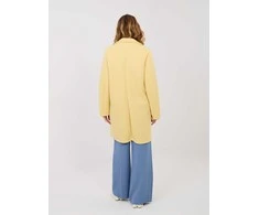 Rue Paris Paltas moterims IT-PL-FL8153-1.04-jasny geltona