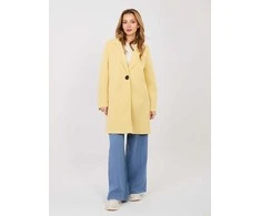 Rue Paris Paltas moterims IT-PL-FL8153-1.04-jasny geltona