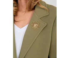 Rue Paris Paltas moterims IT-PL-FL8153-1.04-khaki