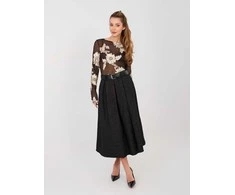 Rue Paris Spódnica-IT-SD-18760.69-juoda