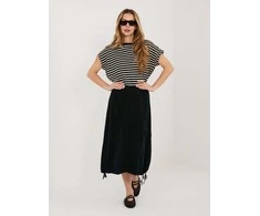 Rue Paris Spódnica-IT-SD-FL10158.94-juoda