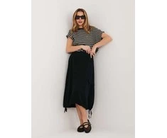 Rue Paris Spódnica-IT-SD-FL10158.94-juoda