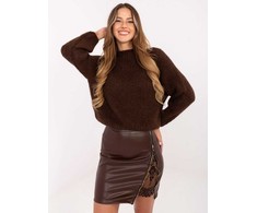 Rue Paris Spódnica-IT-SD-FL3019.83-ciemny ruda