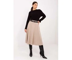Rue Paris Spódnica-IT-SD-FL9838.49-smėlio spalva