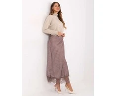 Rue Paris Spódnica-MI-SD-4213.52-ciemny bezowy