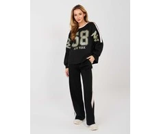 Rue Paris Sportinės kelnės-IT-DR-22177.86-juoda