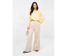 Rue Paris Sportinės kelnės-IT-DR-22227.91-smėlio spalva