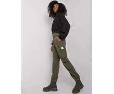 Rue Paris Sportinės kelnės-RV-DR-7364.01P-khaki