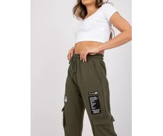 Rue Paris Sportinės kelnės-RV-DR-7461.03-khaki