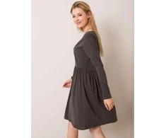 Rue Paris Suknelė-RV-SK-5889.41P-tamsi chaki