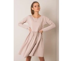 Rue Paris Suknelė-RV-SK-5889.41P-smėlio spalvos