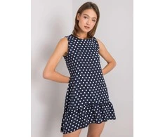 Rue Paris Suknelė-WN-SK-700.71-tamsiai mėlyna