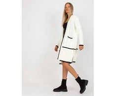 Rue Paris Megztinis-LC-SW-0340.42P-baltas ir juodas