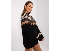 Rue Paris Megztinis-LC-SW-0342.06X-juodas