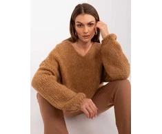 Rue Paris Megztinis-LC-SW-3020.10P-camel