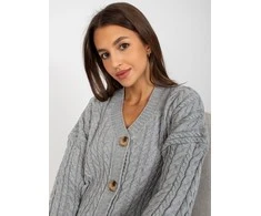 Rue Paris Megztinis-LC-SW-8008.80P-pilkas