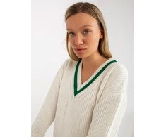 Rue Paris Megztinis-LC-SW-8023.55P-baltas