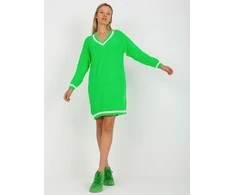 Rue Paris Megztinis-LC-SW-8023.55P-fluo žalias