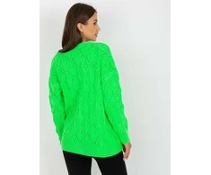 Rue Paris Megztinis-LC-SW-8035.06X-fluo žalias